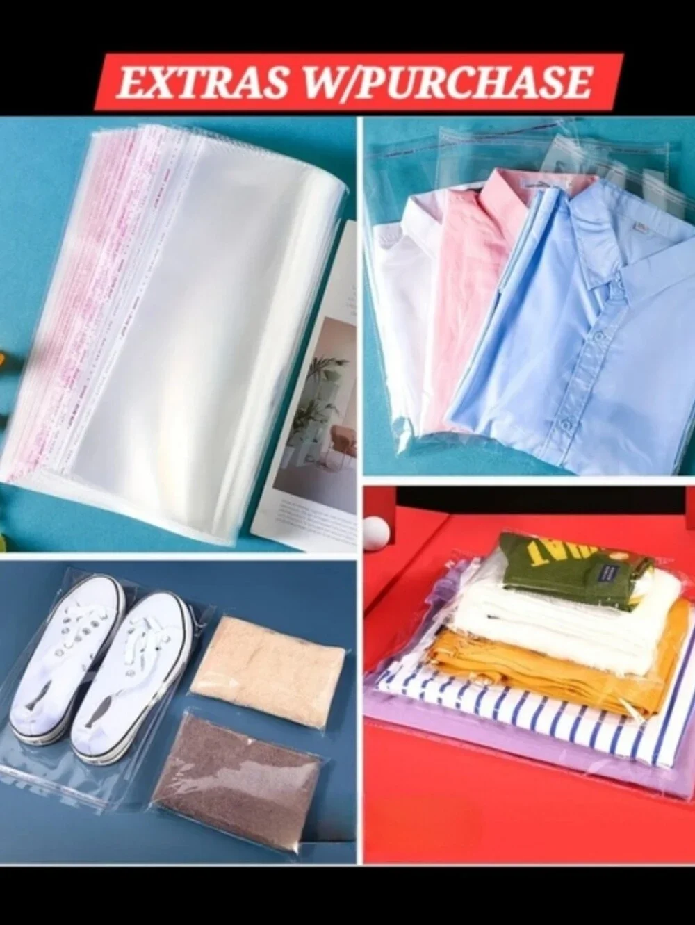 15ct. 5.5x7.5 Clear Reasealable Cellophane Jewelry, Storage Bags ✨️PRICE FIRM✨️